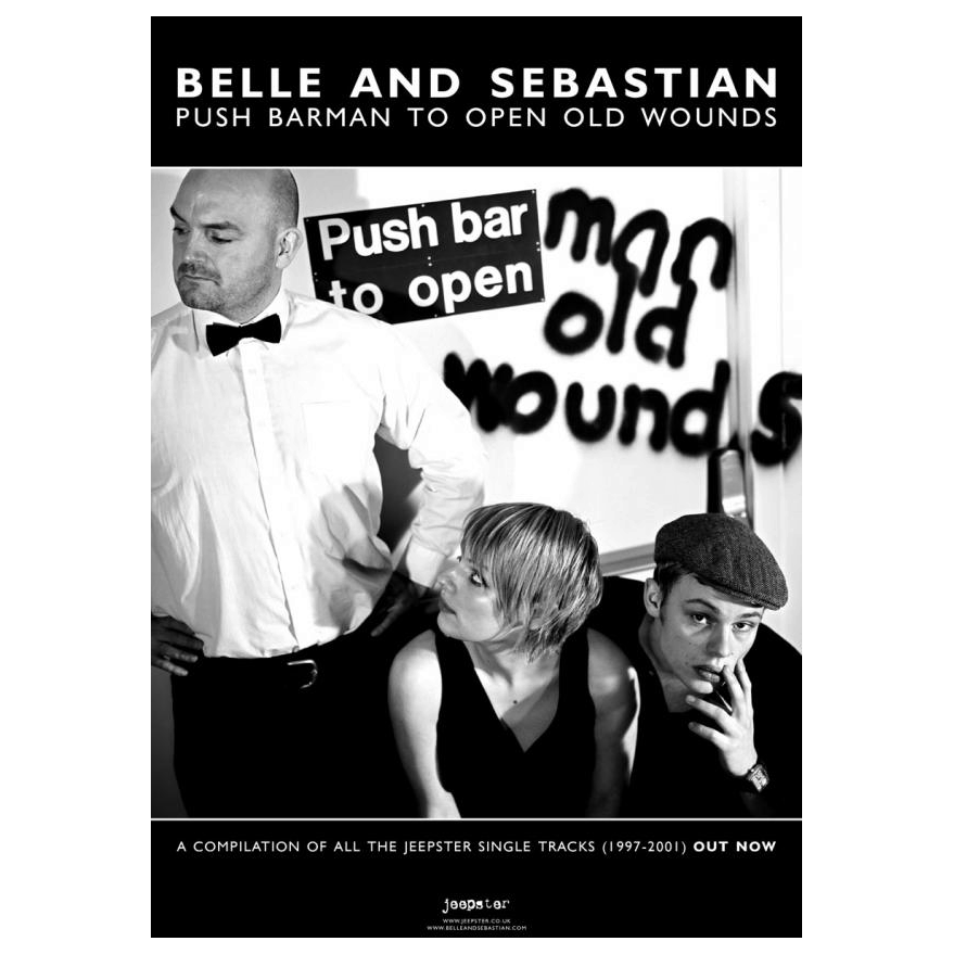 Buy Online Belle and Sebastian - Push Barman To Open Old Wounds 42 x 30cm Poster