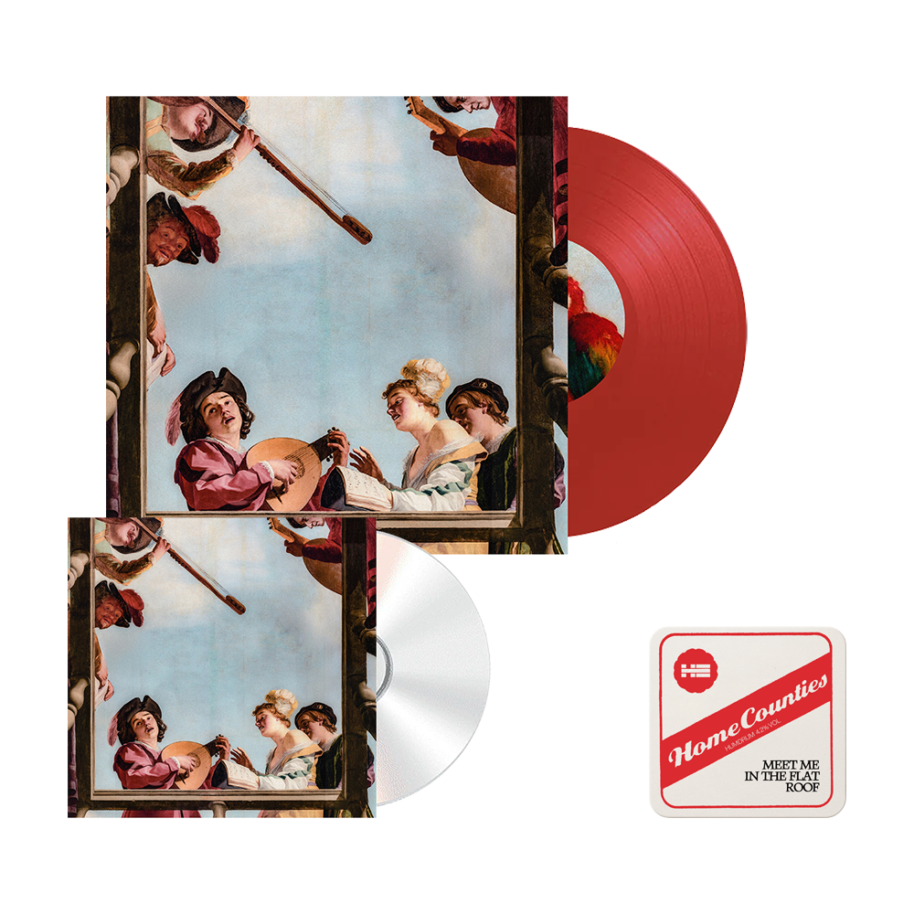 Buy Online Home Counties - Humdrum Limited Edition Transparent Red Vinyl + CD with Free Beer Coaster