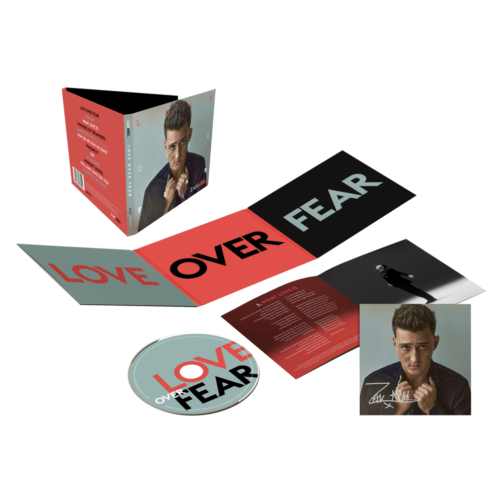 Buy Online Zak Abel - Love Over Fear CD Album (Includes Signed Insert)