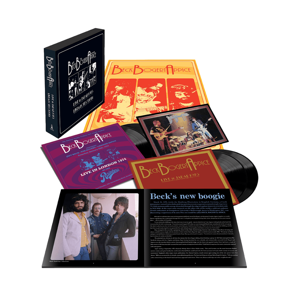 Live 1973 & 1974 4-Disc | Beck, Bogert & Appice | Townsend Music