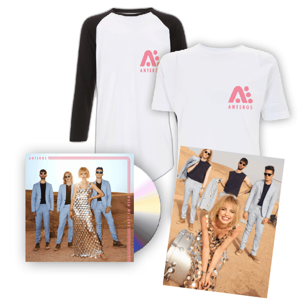 Buy Online Anteros - When We Land CD Album + T-Shirt