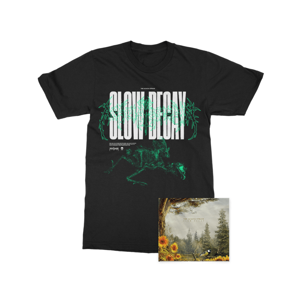 Buy Online The Acacia Strain - Slow Decay CD Album + T-Shirt