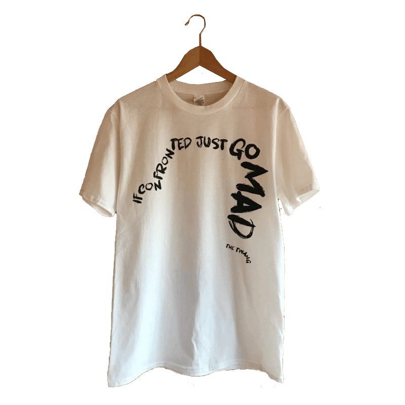 Buy Online The Twang - Text T-Shirt (Black On White)