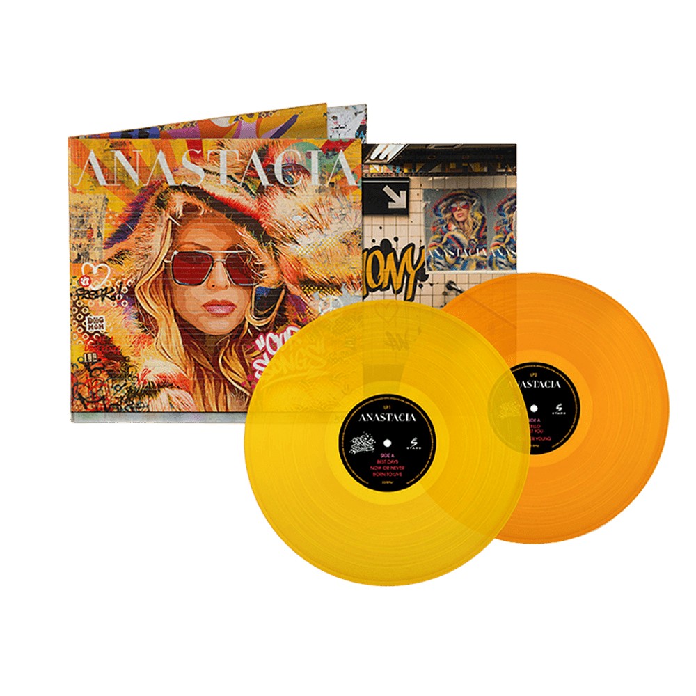 Our Songs CD + Orange and Yellow Double Vinyl on Anastacia 