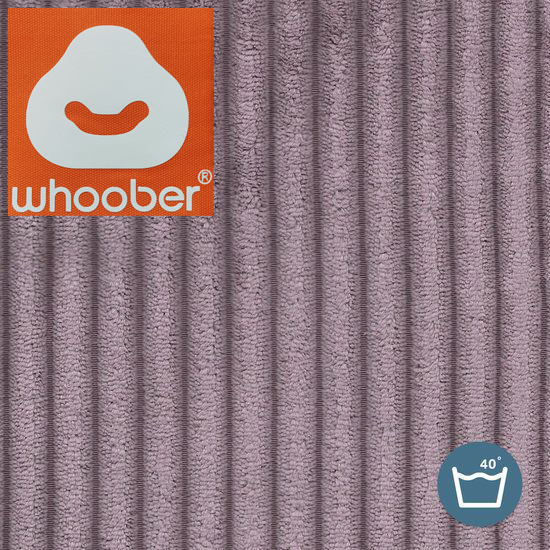 Whoober zitzak hoes “Barça” ribcord paars – Wasbaar – Zacht en comfortabel