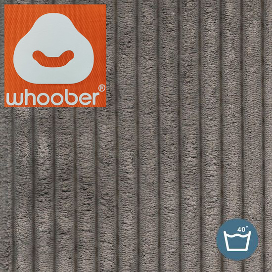 St.Tropez Rechthoekige Zitzak Taupe Ribcord - Afbeelding 3