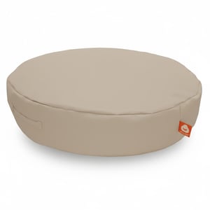 Whoober ronde zitzak Ibiza outdoor beige - Wasbaar - Geschikt voor buiten