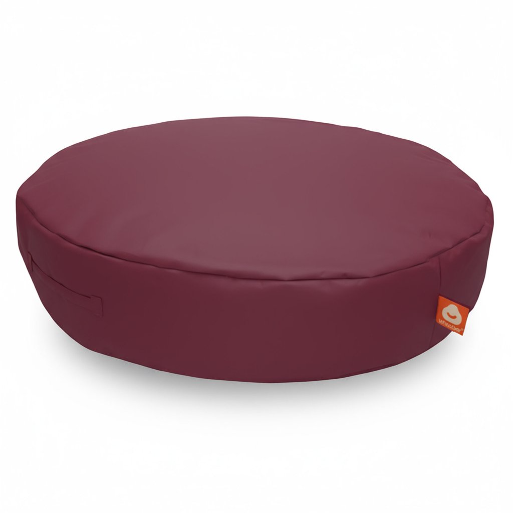 Ibiza Ronde Zitzak Bordeauxrood Outdoor