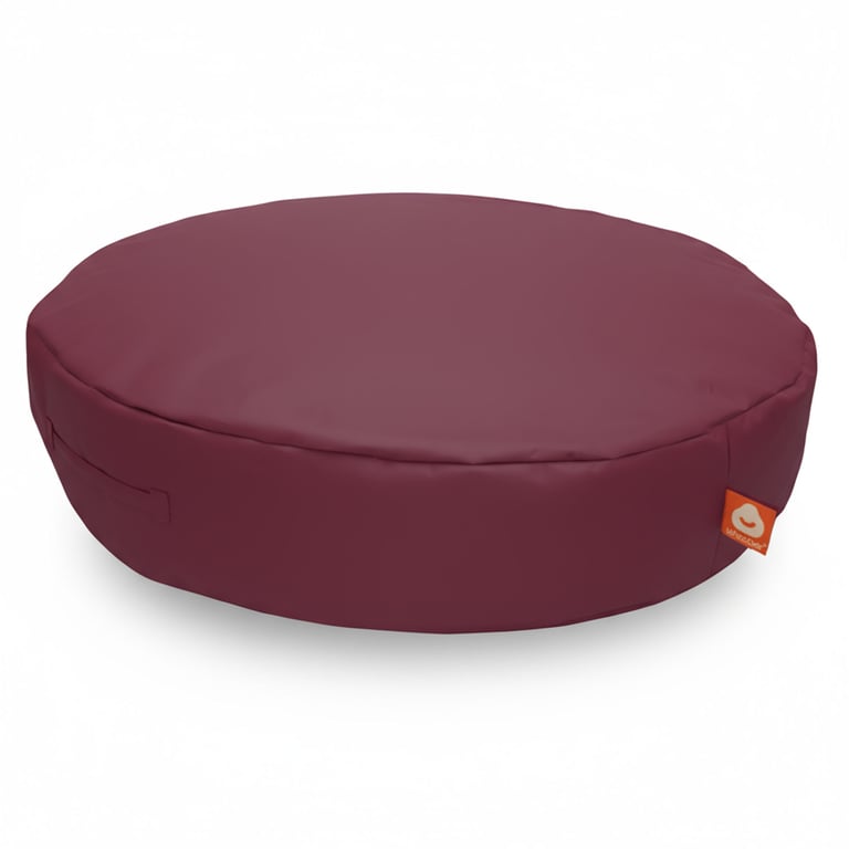 Ibiza Ronde Zitzak Bordeauxrood Outdoor