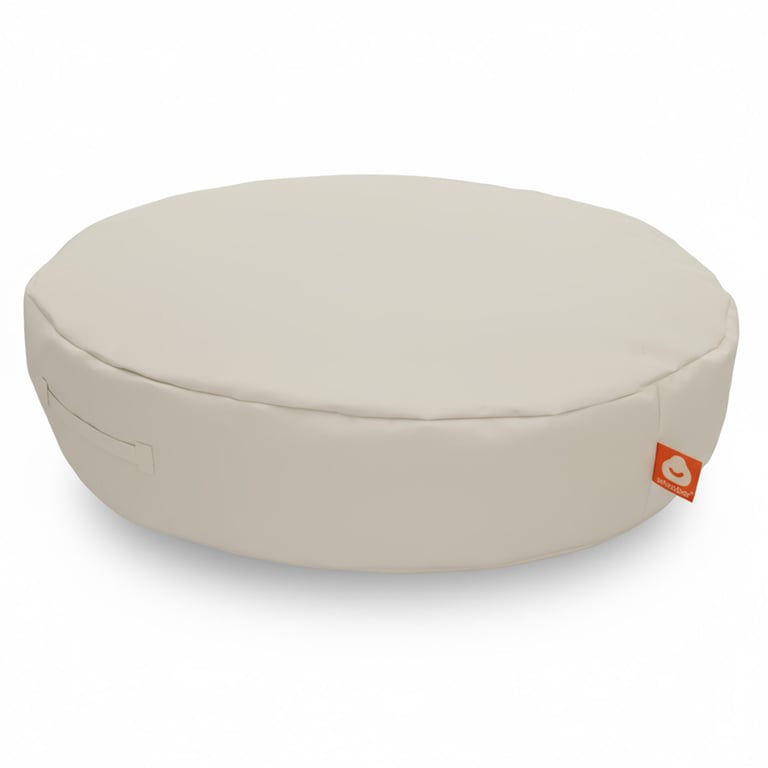 Ibiza Ronde Zitzak Crème Outdoor