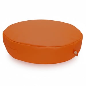 Whoober ronde zitzak "Ibiza" outdoor donker oranje - Wasbaar - Geschikt voor buiten