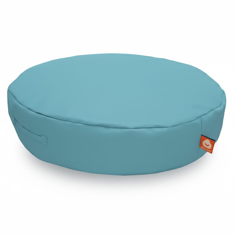 Ibiza Ronde Zitzak Aquablauw Outdoor