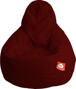 Zitzak stoelform bordeaux rood outdoor