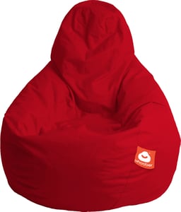 Zitzak stoelform rood outdoor