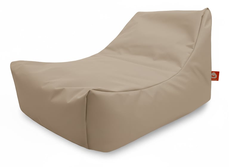 Bali Loungestoel Zitzak Beige Outdoor