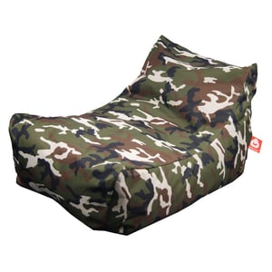 Bali Dikke ribfluweel camoflage loungezitzak small zijkant