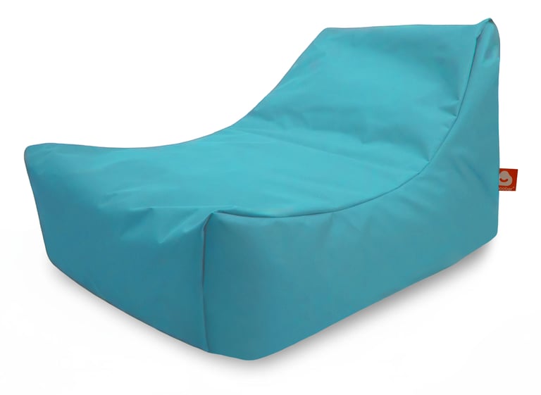 Bali Loungestoel Zitzak Aquablauw Outdoor