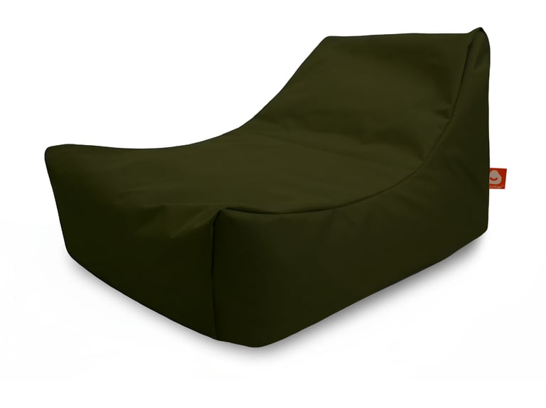 Bali Loungestoel Zitzak Legergroen Outdoor