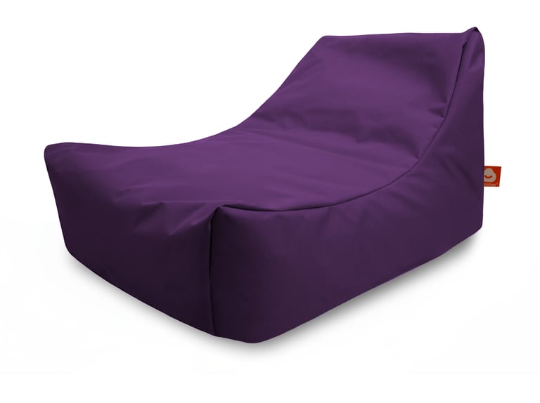 Bali Loungestoel Zitzak Paars Outdoor