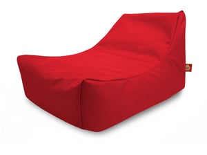 Rode loungestoel zitzak "Bali" outdoor