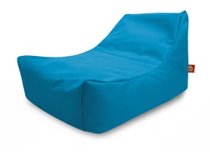 Turquoise loungestoel zitzak "Bali" outdoor