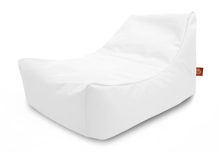 Bali Loungestoel Zitzak Wit Outdoor