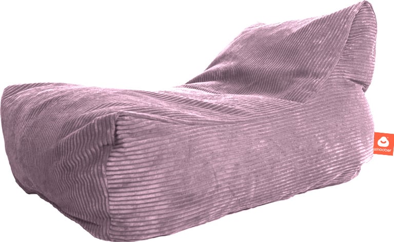 Bali Loungestoel Zitzak Paars Ribcord