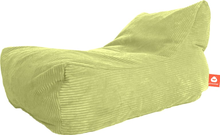 Bali Loungestoel Zitzak Pistache Ribcord