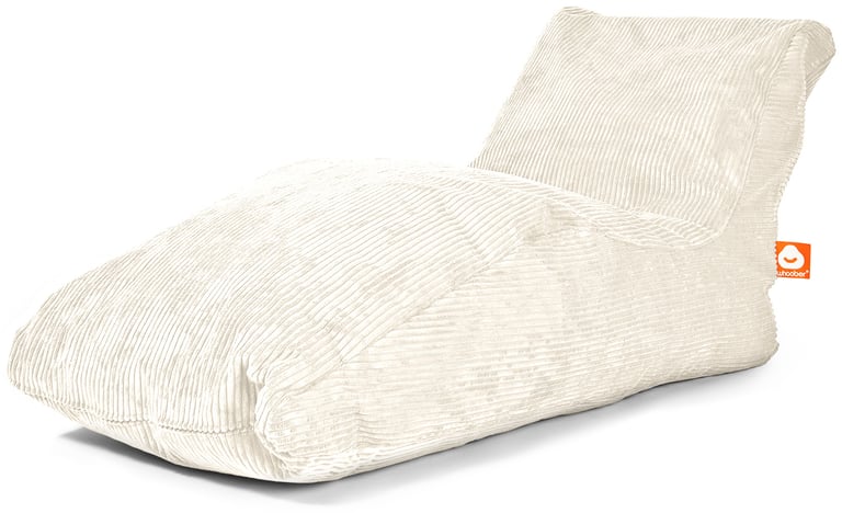 Bali-XL Lounge Zitzak Wit Ribcord