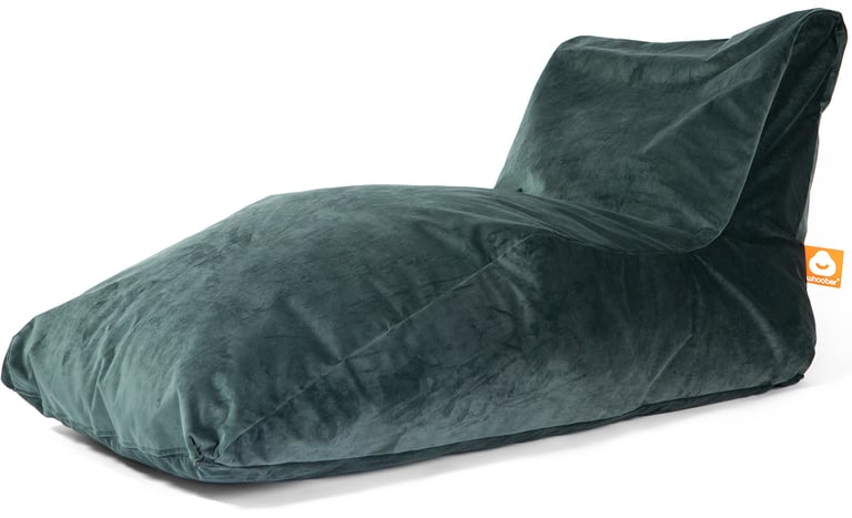 Bali-XL Lounge Zitzak Antraciet Fluweel