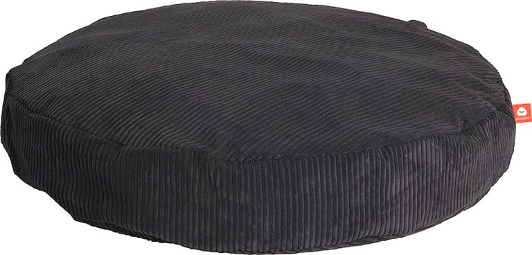 Ibiza-XL Ronde Zitzak Antraciet Ribcord