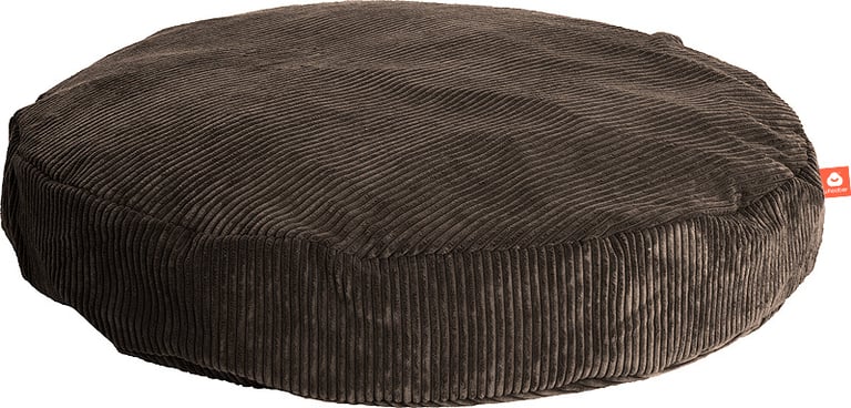 Ibiza-XL Ronde Zitzak Taupe Ribcord