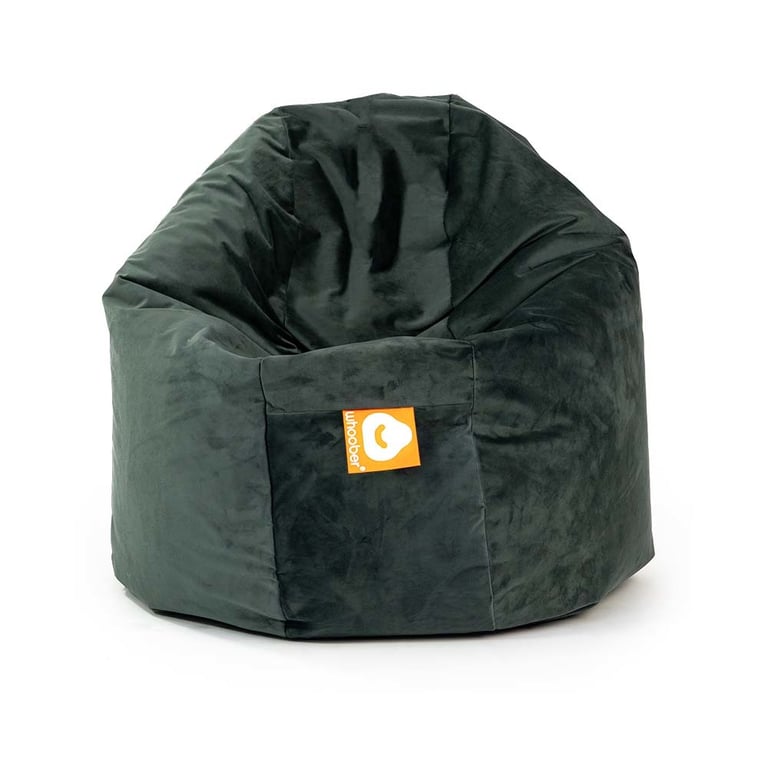 Ibiza Ronde Zitzak Antraciet Fluweel