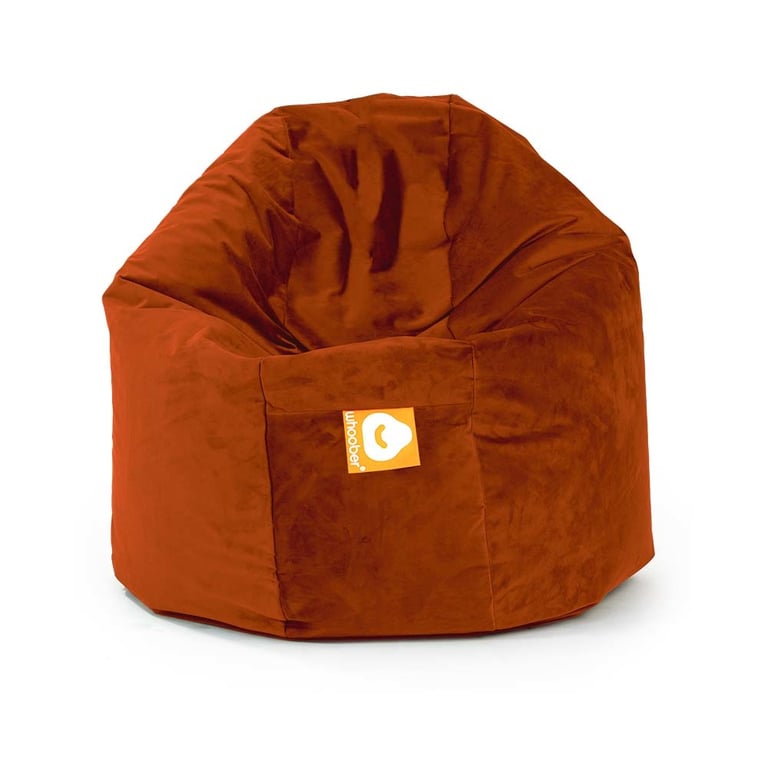 Ibiza Ronde Zitzak Cognac Fluweel