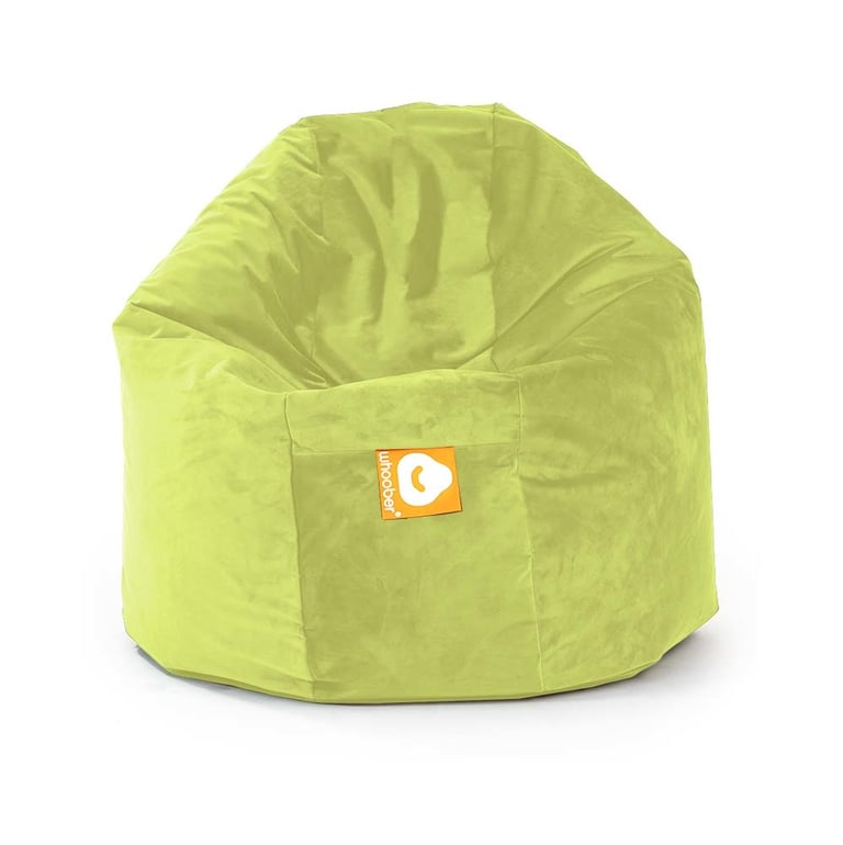 Ibiza Ronde Zitzak Pistache Fluweel