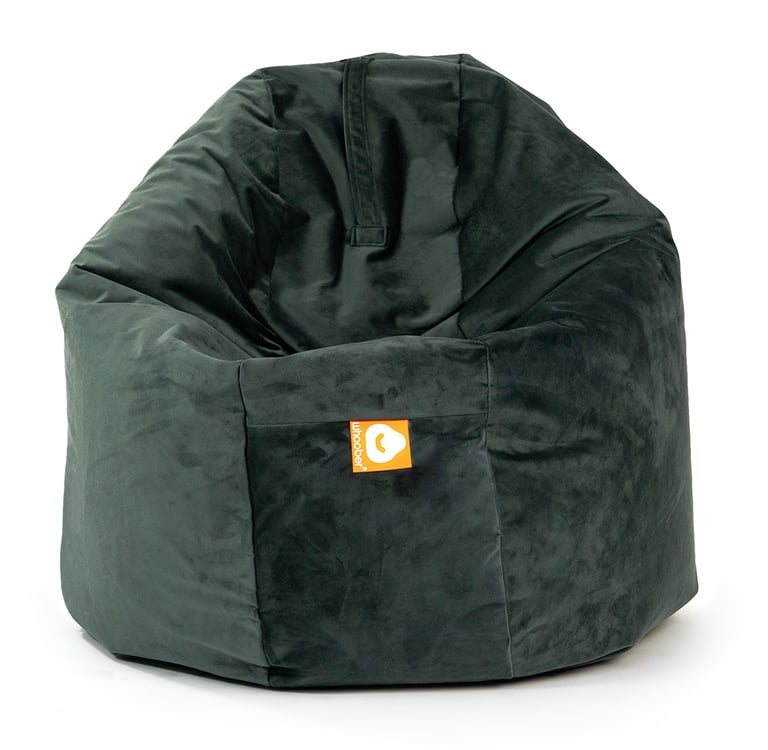 Ibiza-XL Ronde Zitzak Antraciet Fluweel