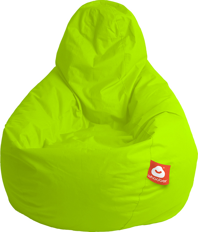 Barça Peervormige Zitzak Limoengroen Outdoor