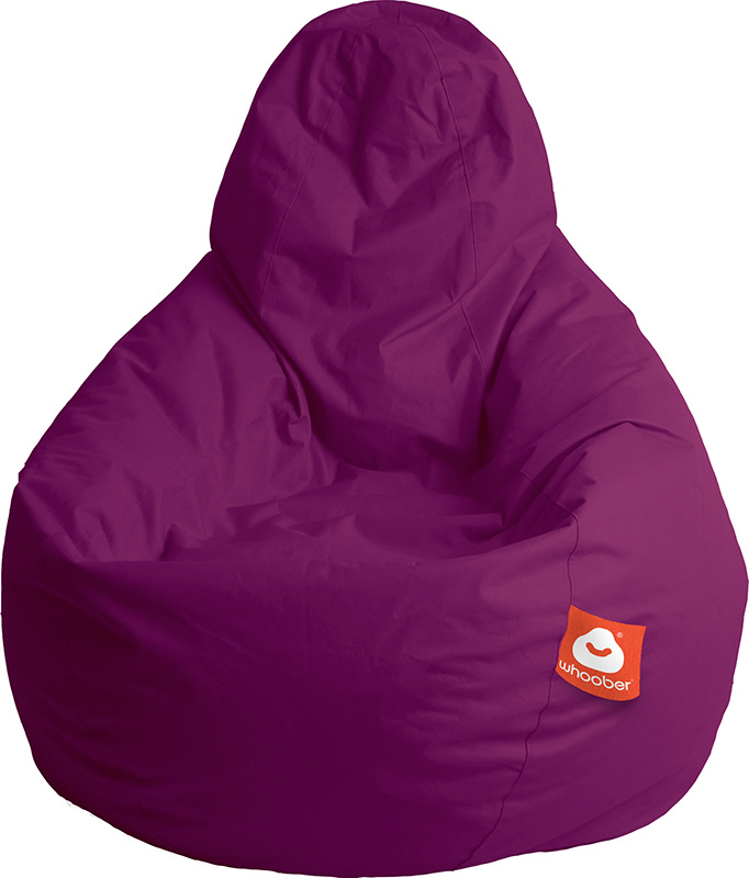 Barça Peervormige Zitzak Paars Outdoor