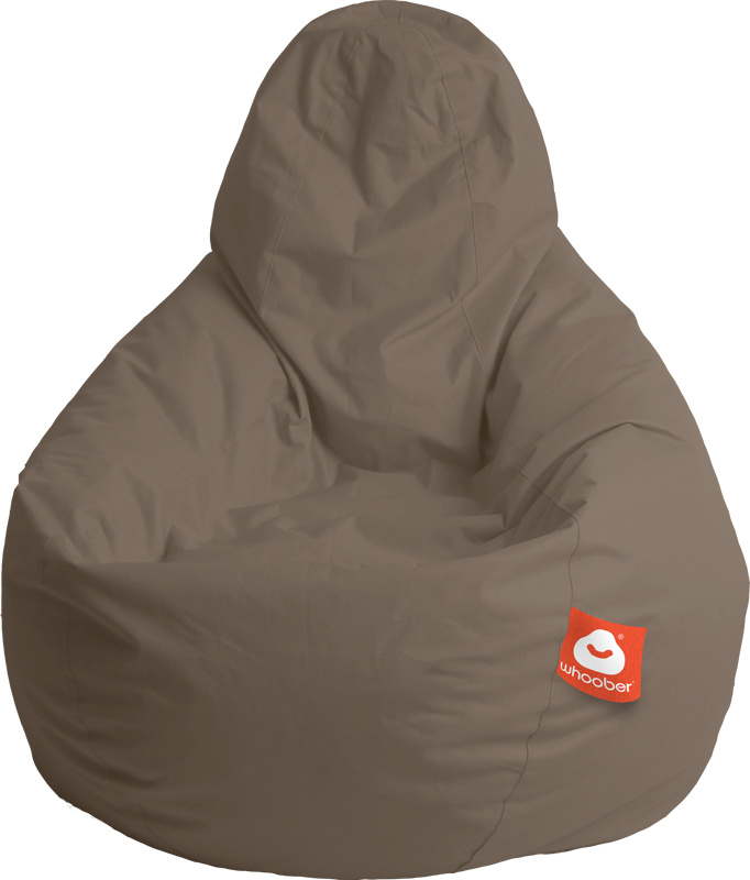 Barça Peervormige Zitzak Taupe Outdoor