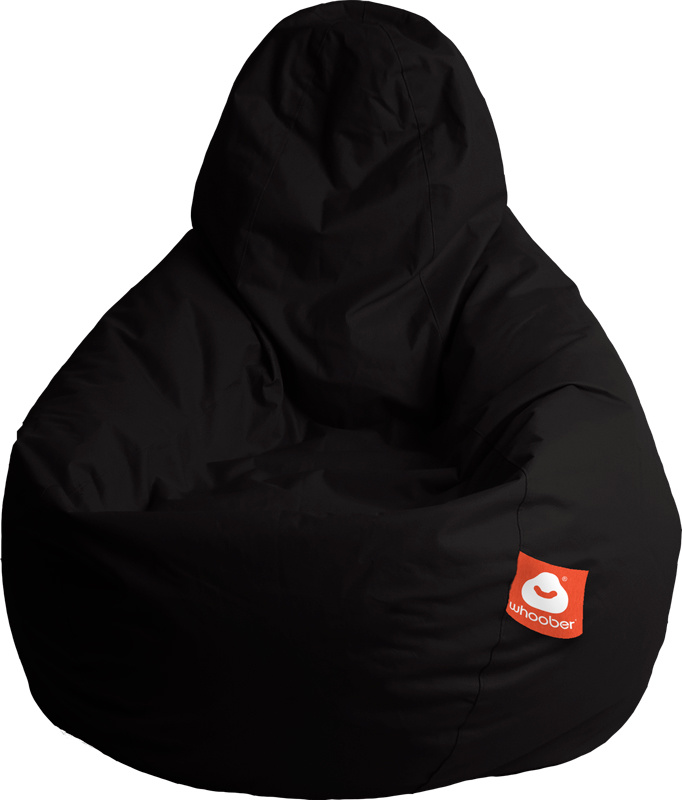 Barça Peervormige Zitzak Zwart Outdoor