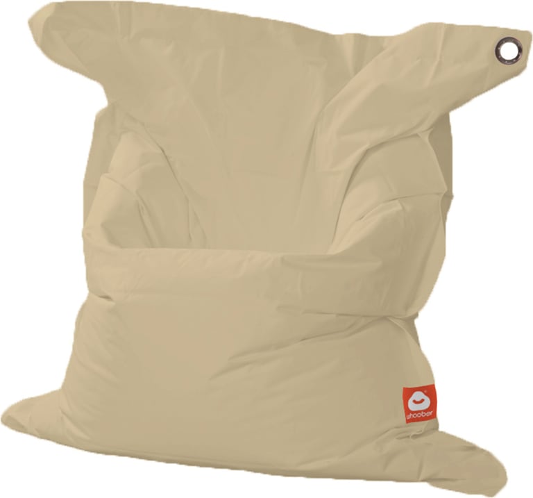 St.Tropez-XL Rechthoekige Zitzak Beige Outdoor