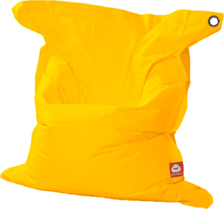 St.Tropez-XL Rechthoekige Zitzak Geel Outdoor