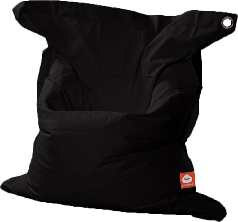 St.Tropez-XL Rechthoekige Zitzak Zwart Outdoor