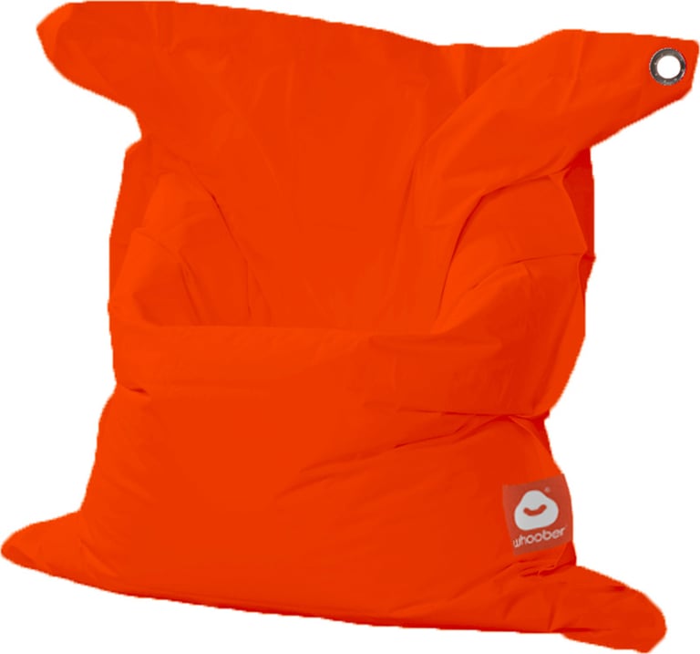 St.Tropez Rechthoekige Zitzak Donkeroranje Outdoor