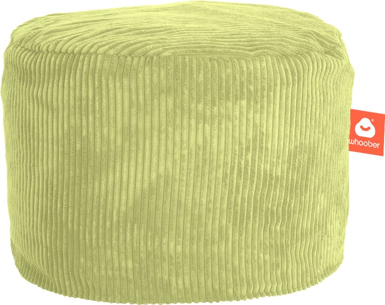 Rhodos Poef Zitzak Pistache Ribcord