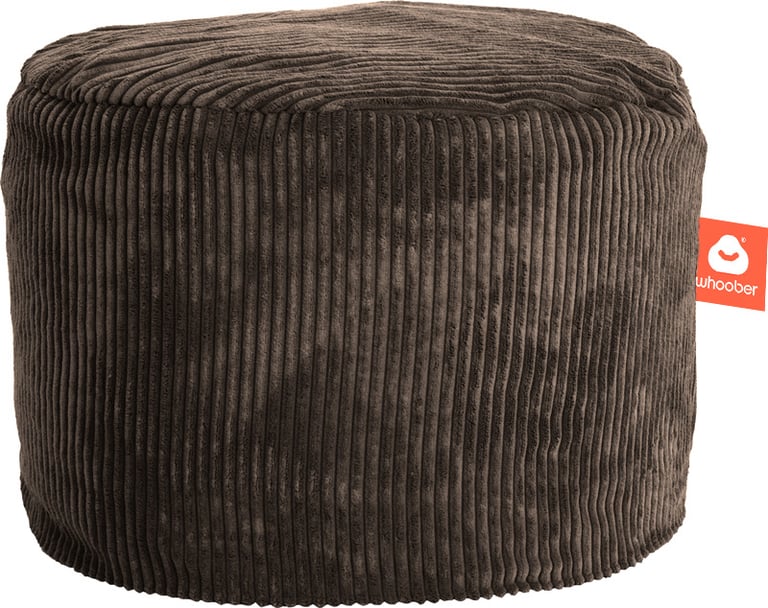 Rhodos Poef Zitzak Taupe Ribcord