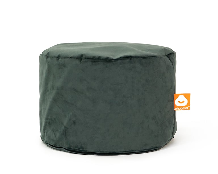 Rhodos Poef Zitzak Antraciet Fluweel