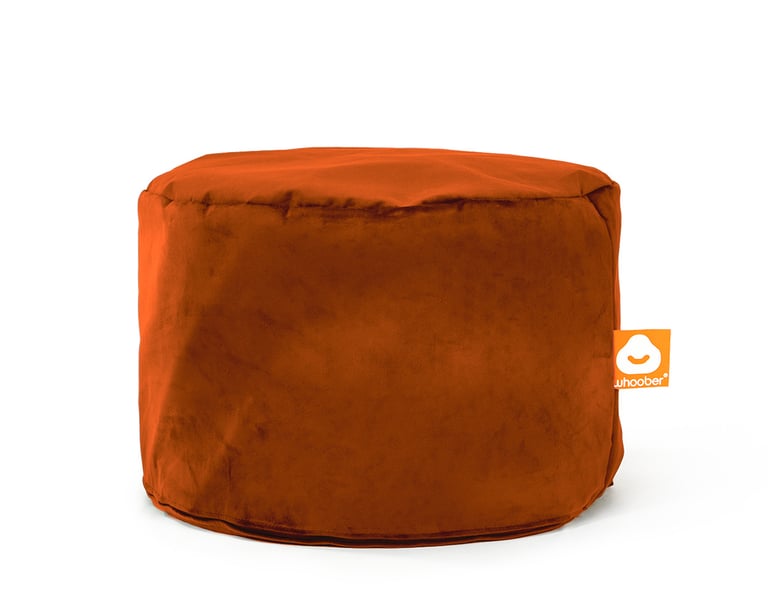 Rhodos Poef Zitzak Cognac Fluweel