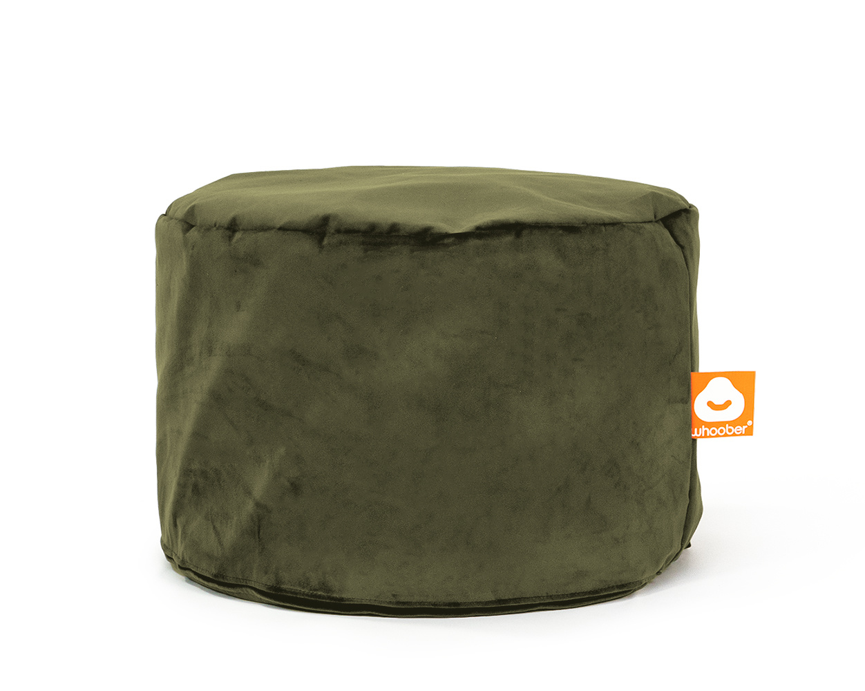 Rhodos Poef Zitzak Khaki Fluweel