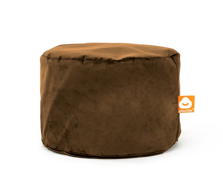 Rhodos Poef Zitzak Taupe Fluweel